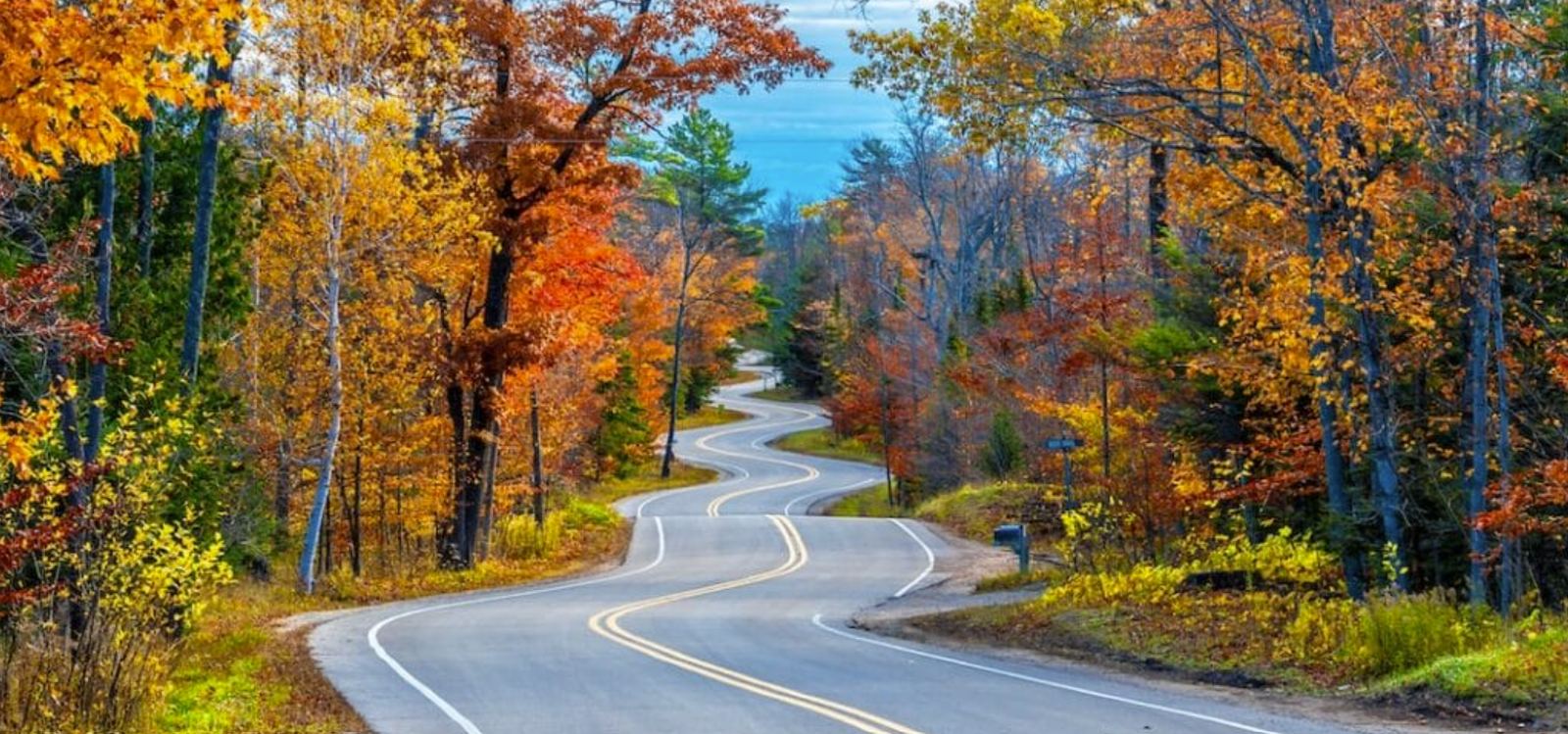 Fall color along a Wisconsin scenic drive